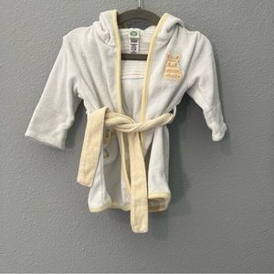Little Me baby terry cloth hooded bath robe